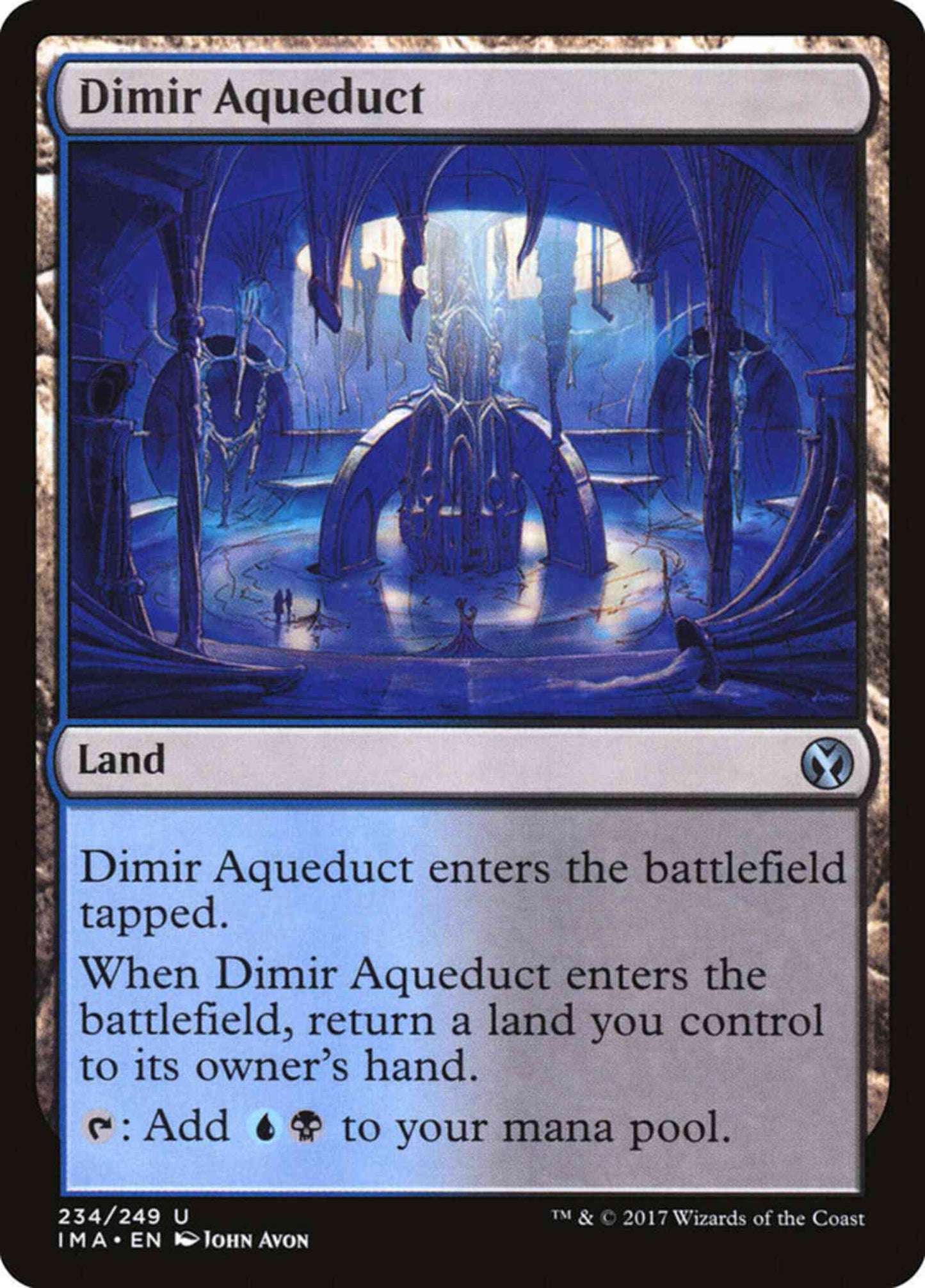 Dimir Aqueduct [234] [Iconic Masters] [Non-Foil]