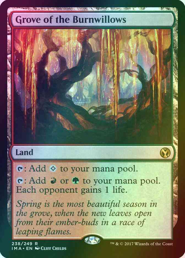 Grove of the Burnwillows [238] [Iconic Masters] [Foil]