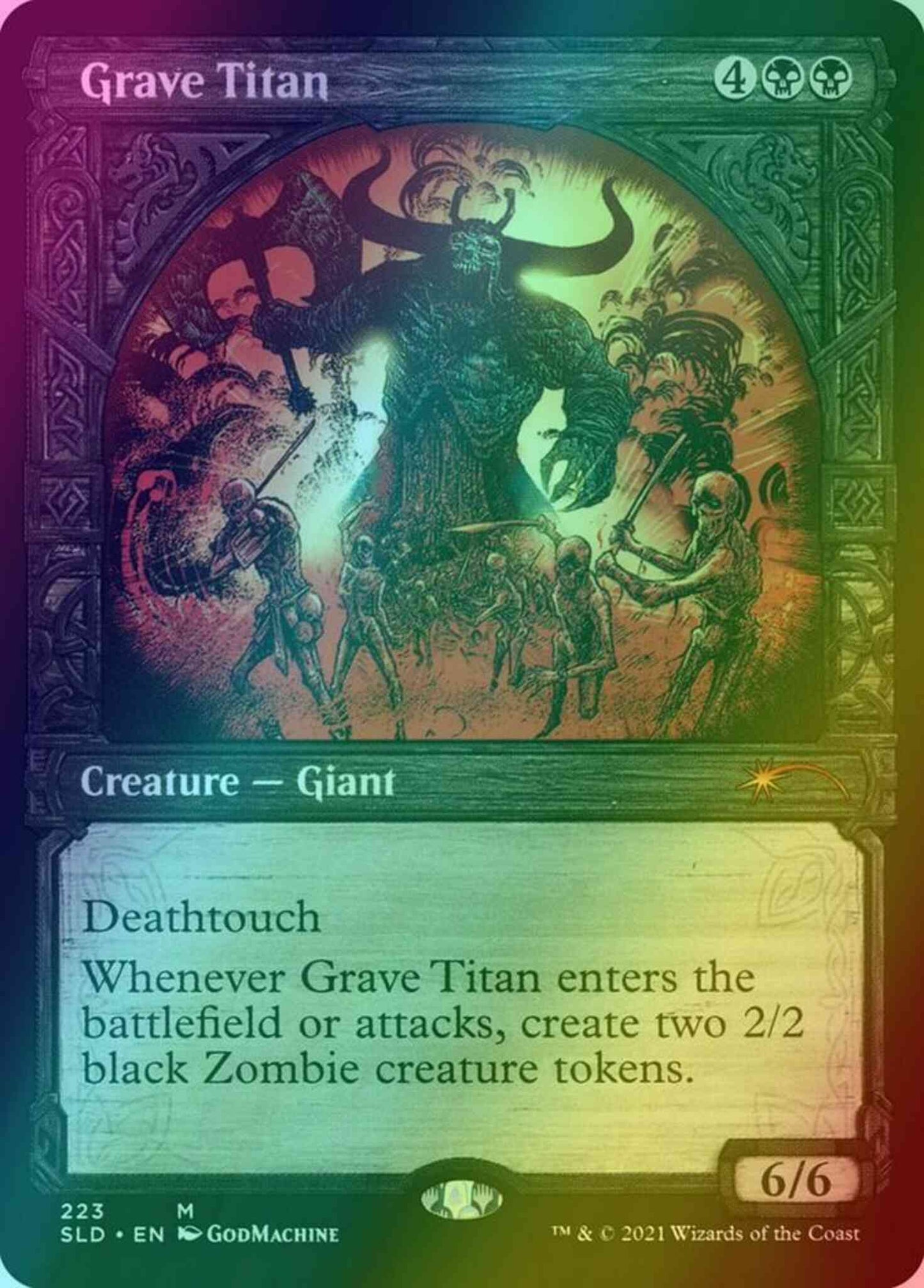 Grave Titan [0223] [Showcase: Kaldheim 2] [Secret Lair Drop] [Foil]