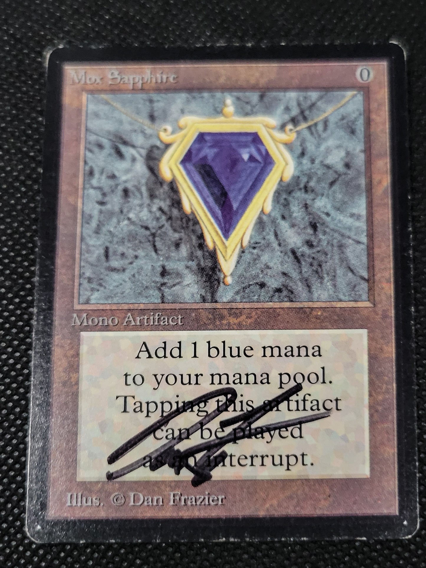 Mox Sapphire — Signed — ID 16927