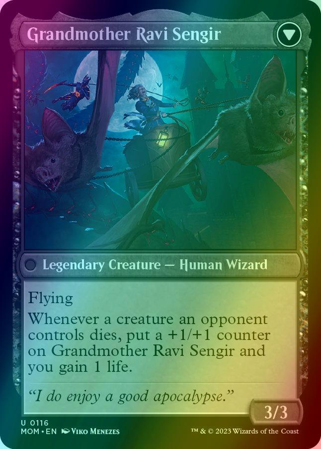 Invasion of Ulgrotha // Grandmother Ravi Sengir [116] [March of the Machine] [Foil]