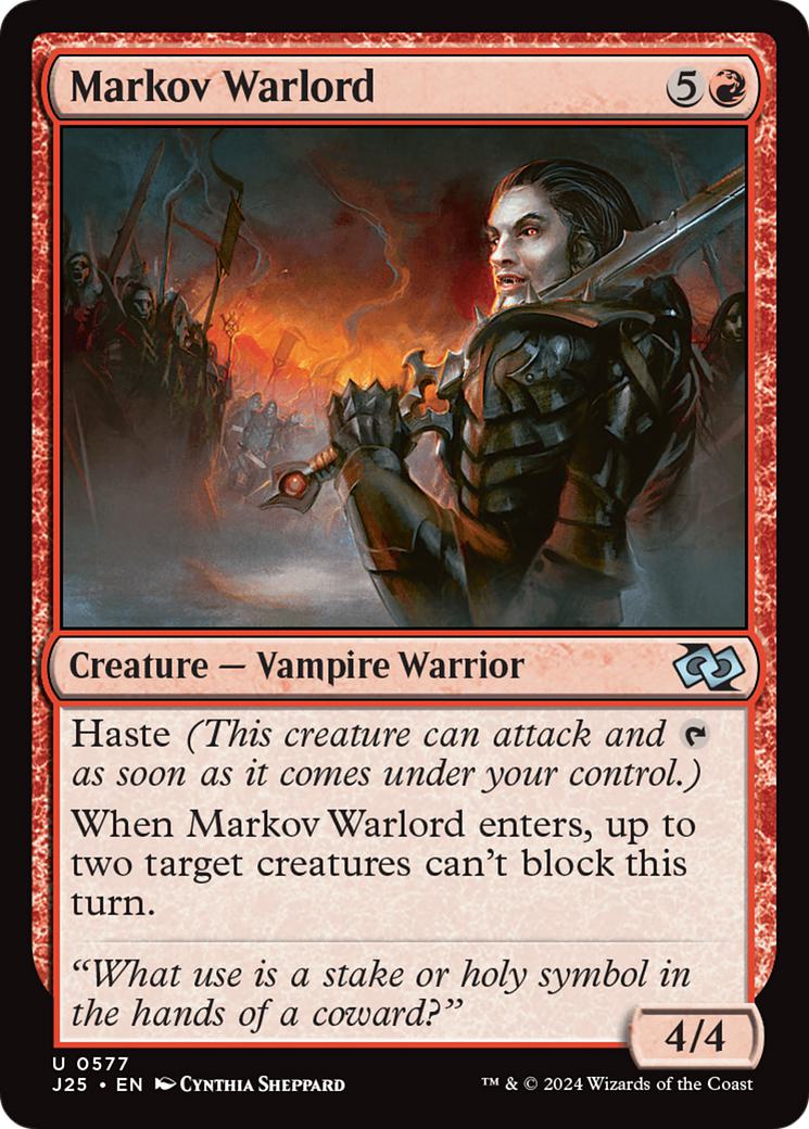 Markov Warlord [577] [Foundations: Jumpstart] [Non-Foil]