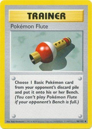 Pokémon Flute - 86/102 - Uncommon - Shadowless [base1S-86] [Non-Holo]