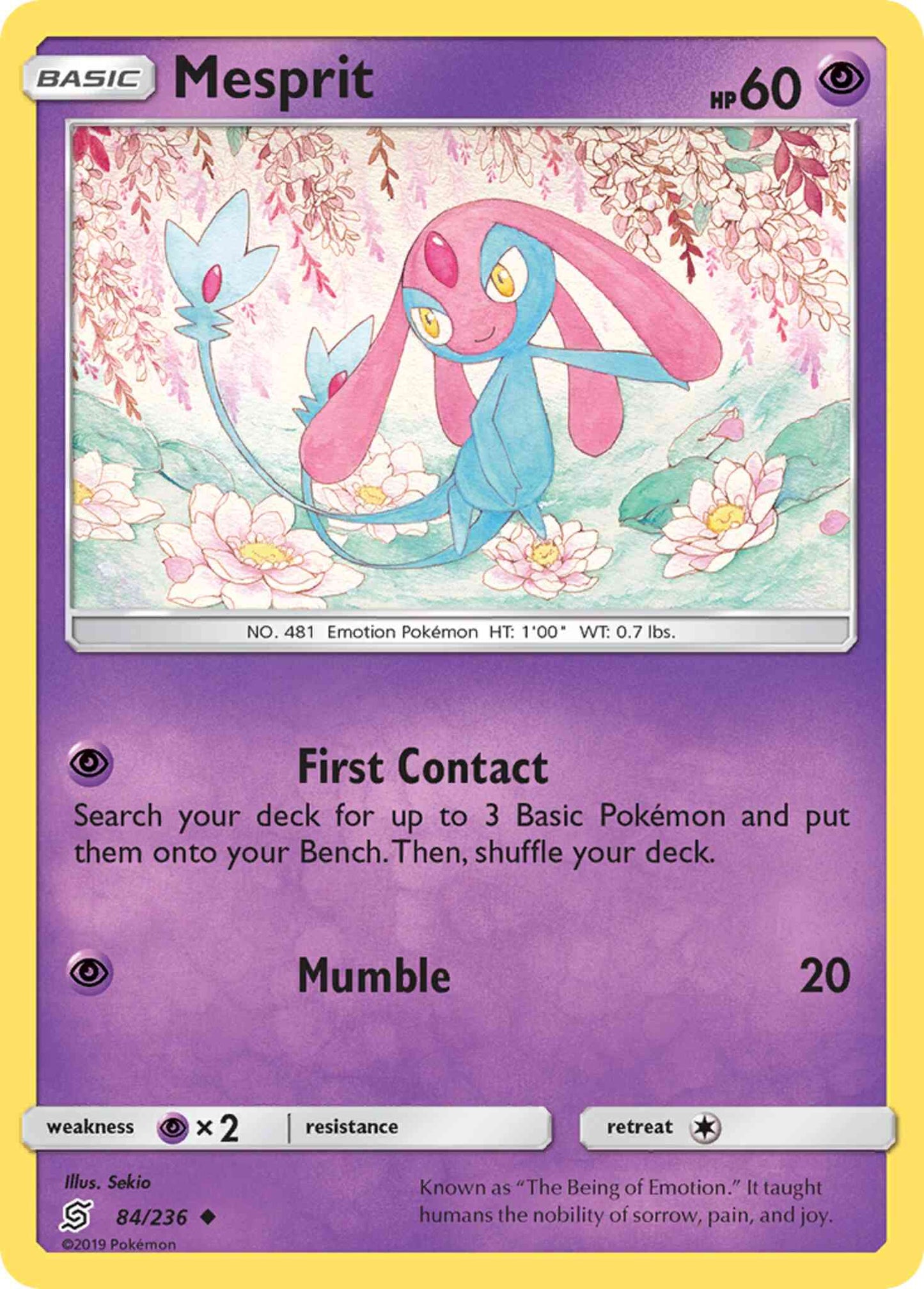 Mesprit - 84/236 - Uncommon [sm11-84] [Reverse Holo]