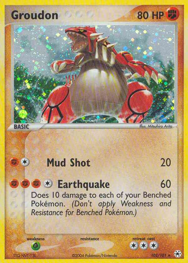 Groudon - 102/101 - Rare Holo [ex5-102] [Holo]