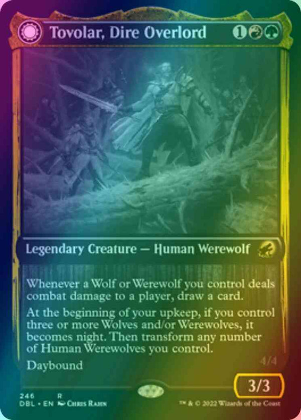 Tovolar, Dire Overlord // Tovolar, the Midnight Scourge [246] [Innistrad: Double Feature] [Foil]
