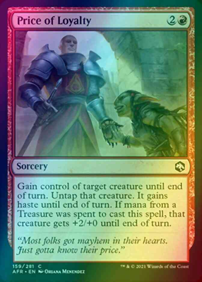 Price of Loyalty [159] [Adventures in the Forgotten Realms] [Foil]