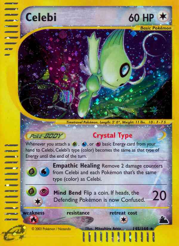 Celebi - 145/144 - Rare [ecard3-145] [Holo]