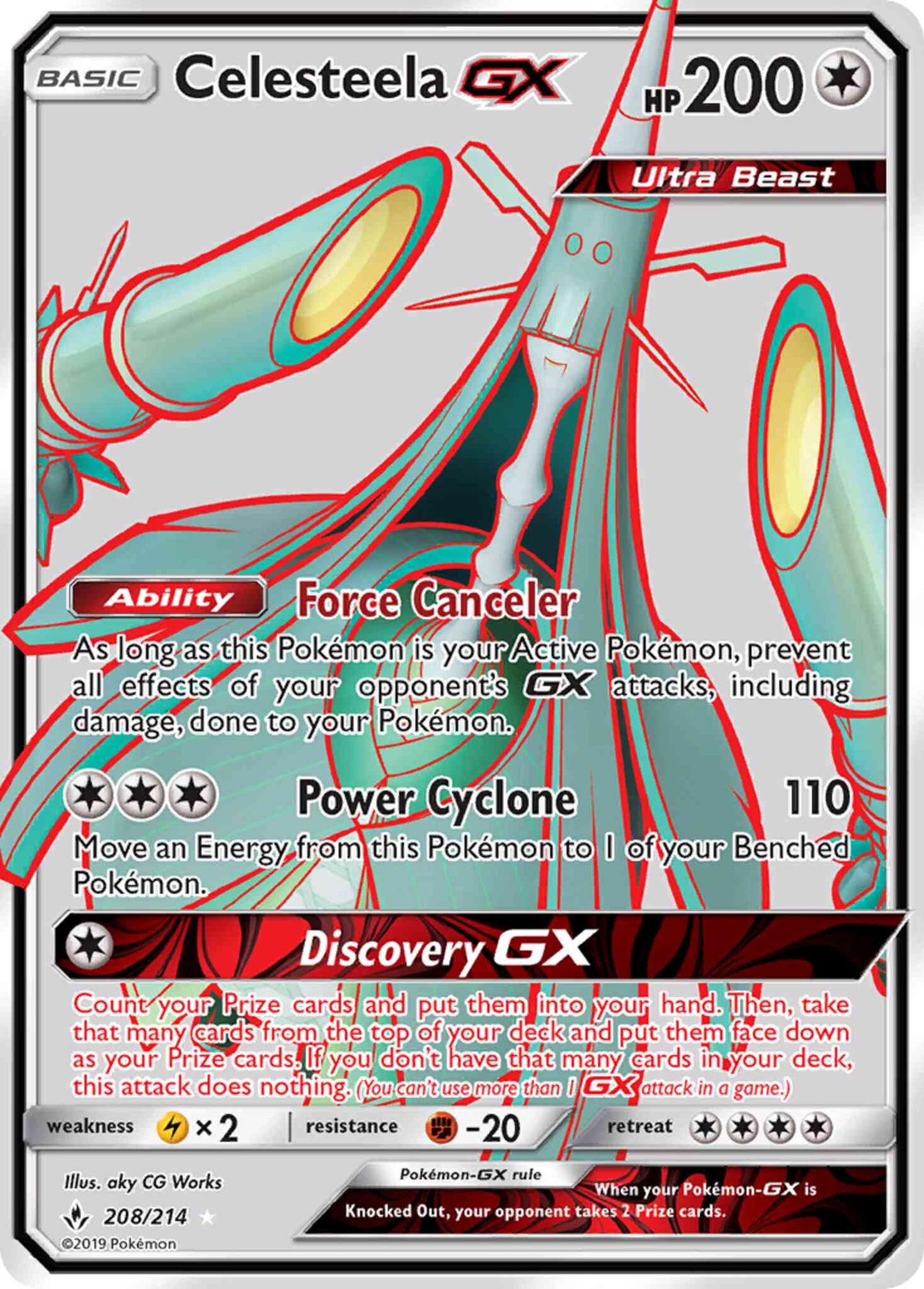 Celesteela-GX - 208/214 - Rare Ultra [sm10-208] [Ultra]