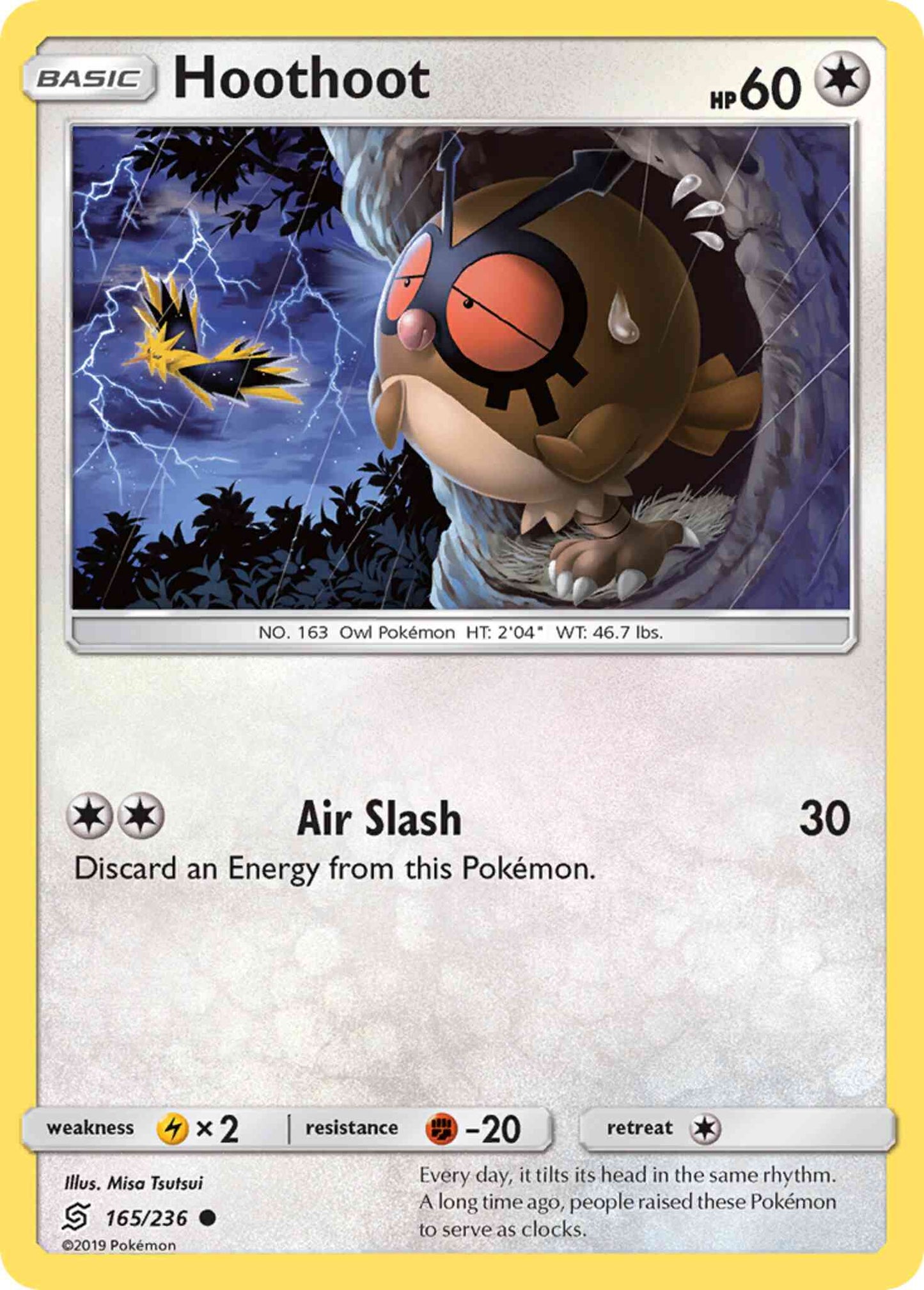 Hoothoot - 165/236 - Common [sm11-165] [Non-Holo]