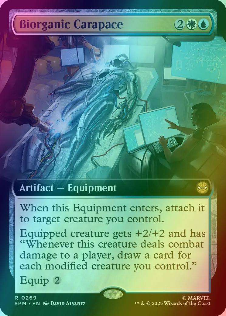 Biorganic Carapace [269] [Extended Art] [Marvel's Spider-Man] [Foil]