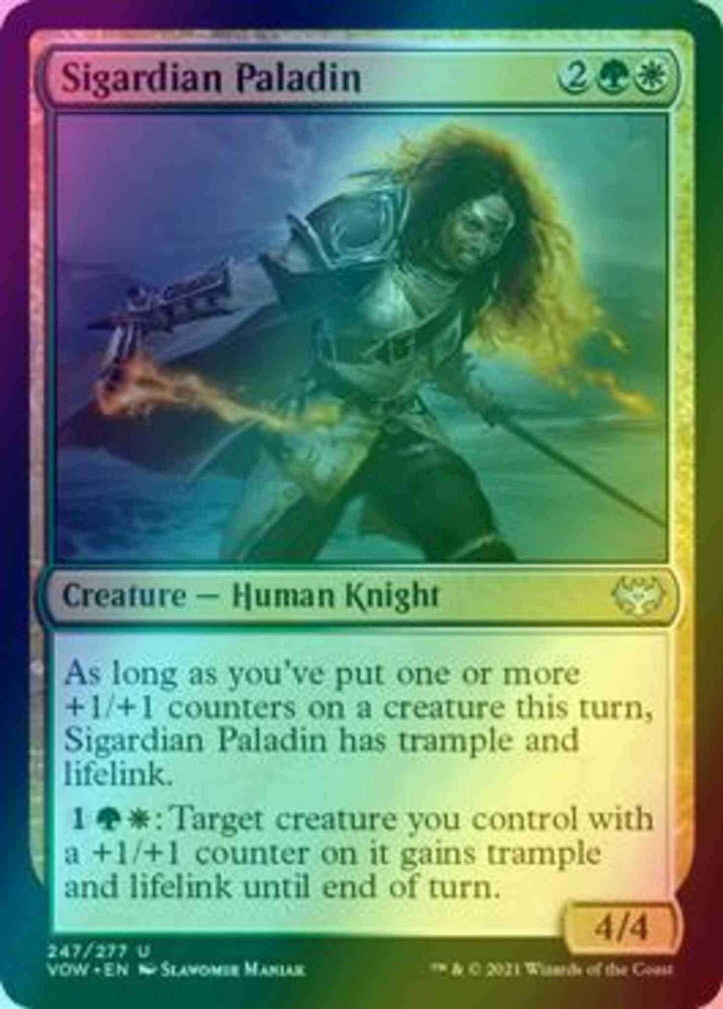 Sigardian Paladin [247] [Innistrad: Crimson Vow] [Foil]