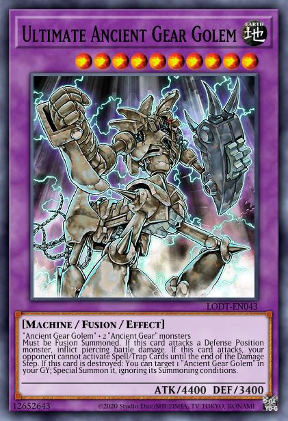 Ultimate Ancient Gear Golem - LED2-EN036 - Common - 1st Edition