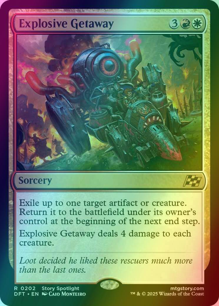 Explosive Getaway [202] [Aetherdrift] [Foil]