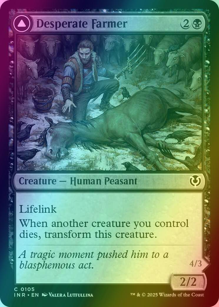 Desperate Farmer // Depraved Harvester [105] [Innistrad Remastered] [Foil]
