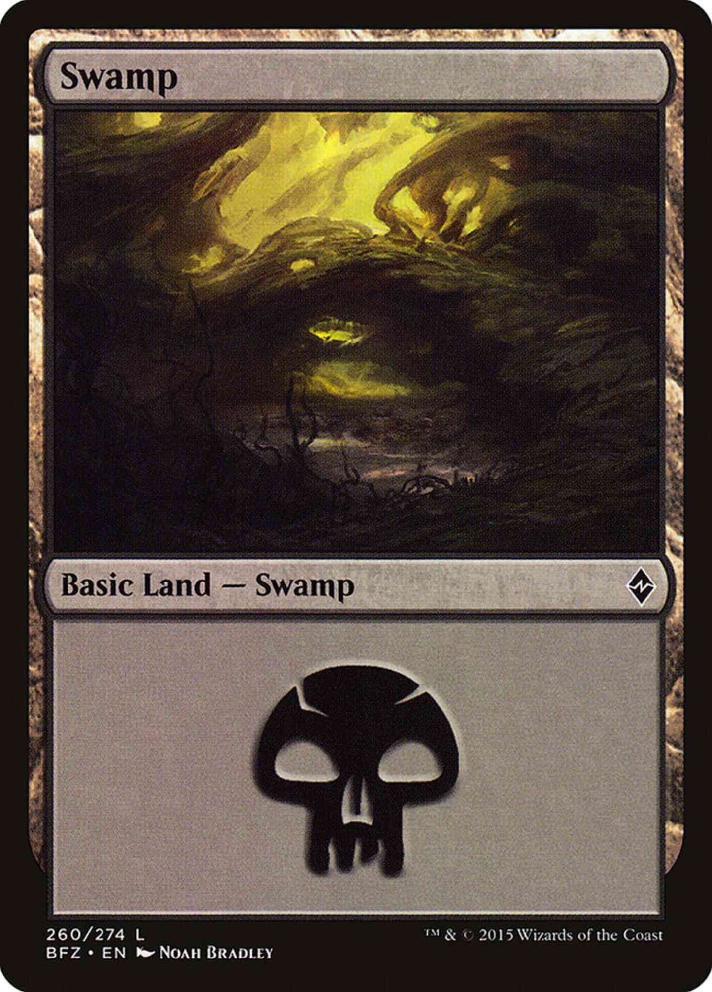 Swamp [260a] [Battle for Zendikar] [Non-Foil]