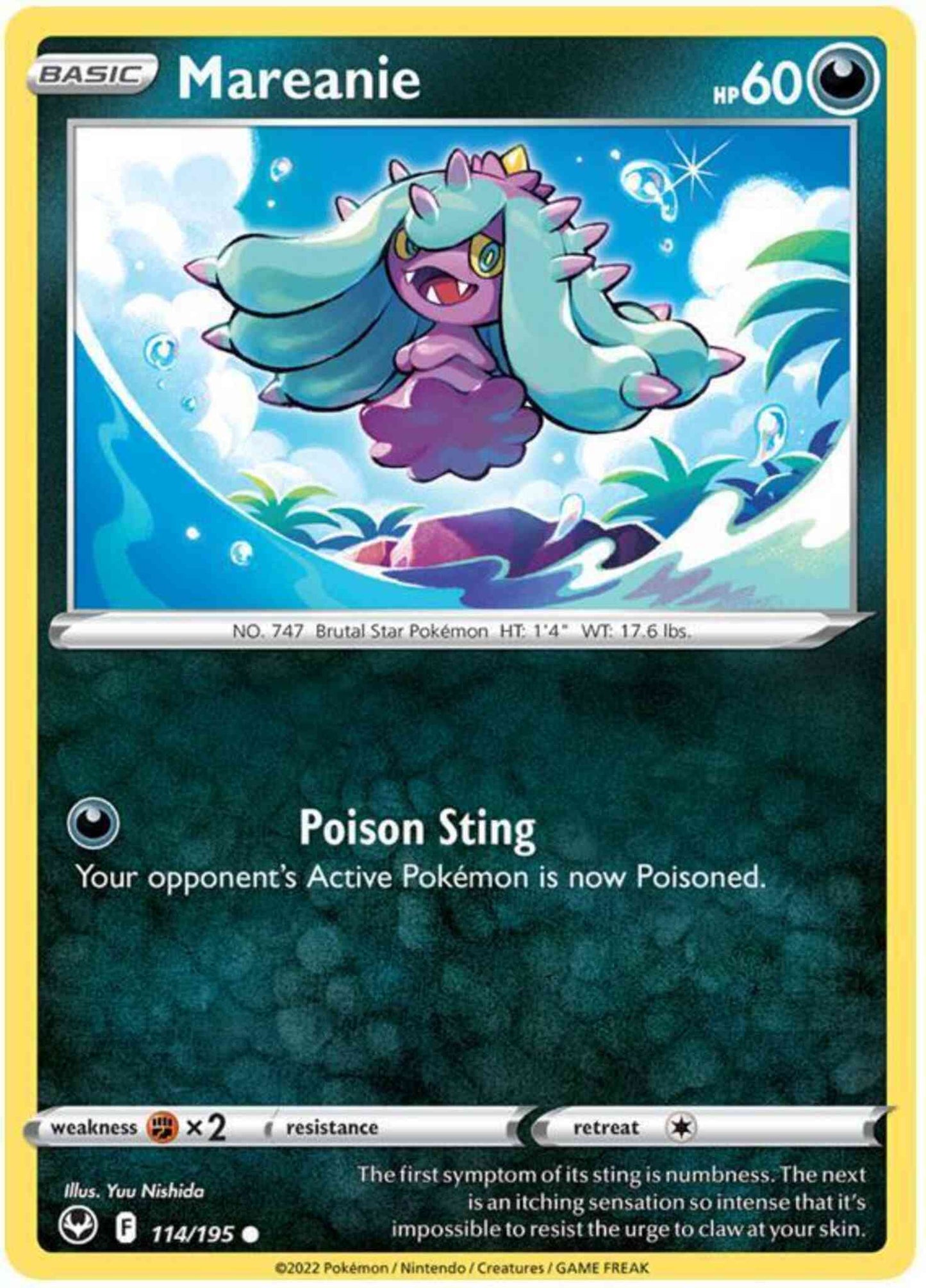 Mareanie - 114/195 - Common [swsh12-114] [Non-Holo]