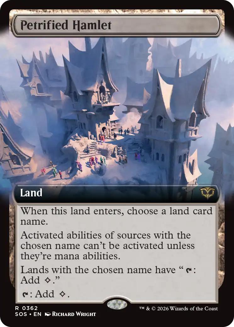 Petrified Hamlet [362] [Extended Art] [Secrets of Strixhaven] [Non-Foil]