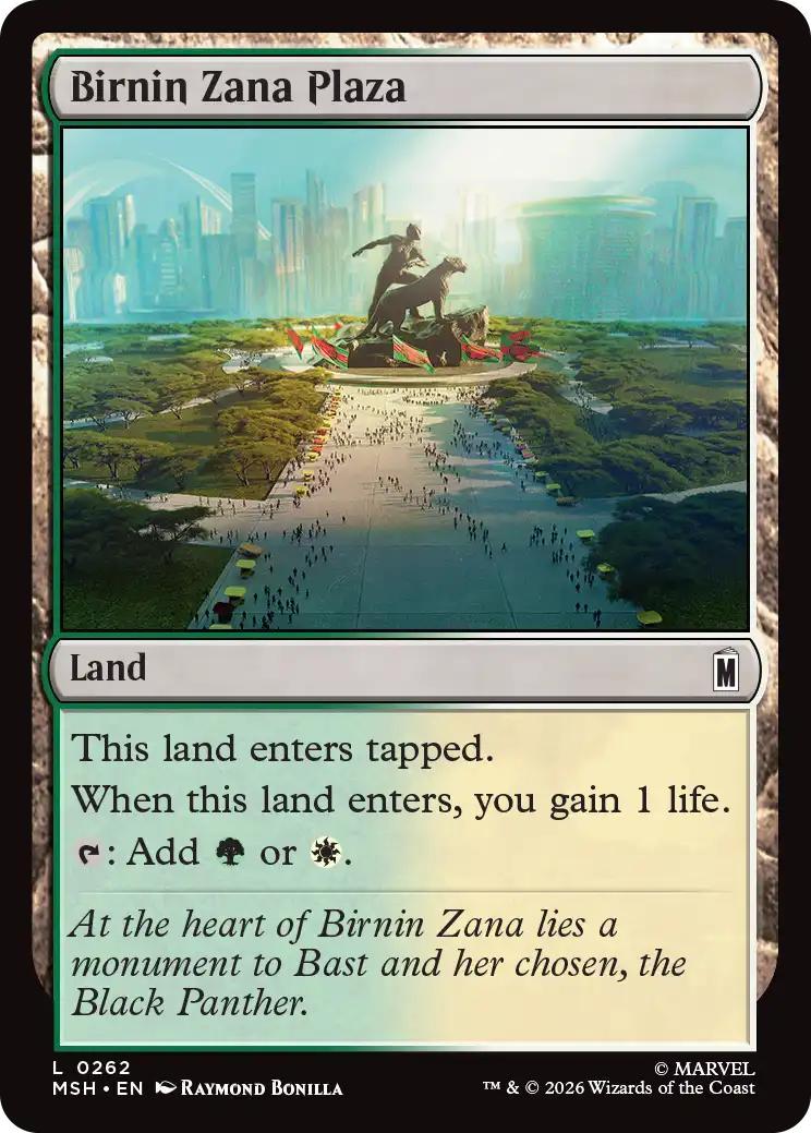 Birnin Zana Plaza [262] [Marvel Super Heroes] [Non-Foil]