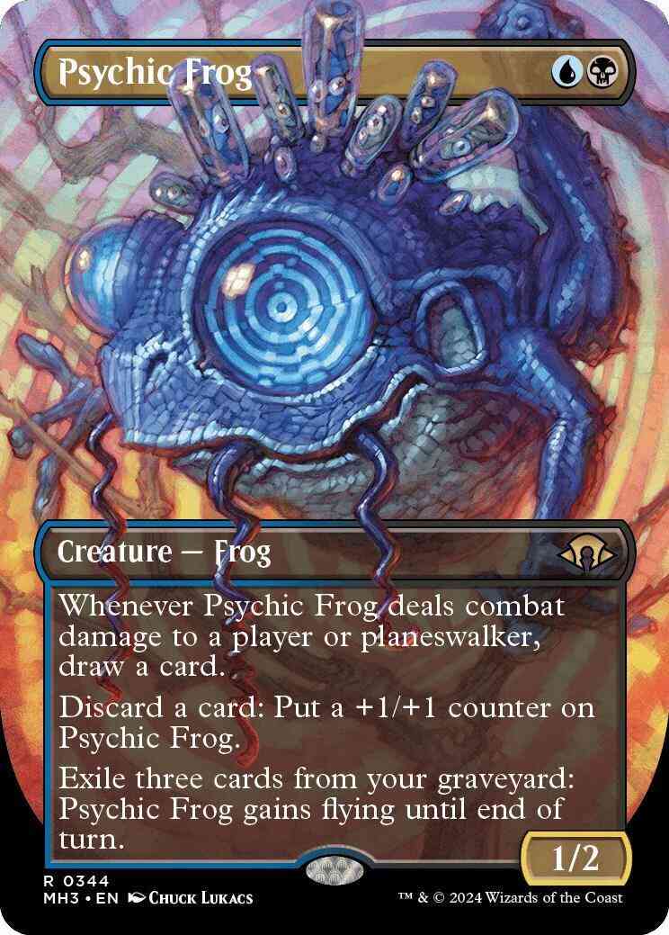 Psychic Frog [344] [Borderless] [Frame Break] [Modern Horizons 3] [Non-Foil]