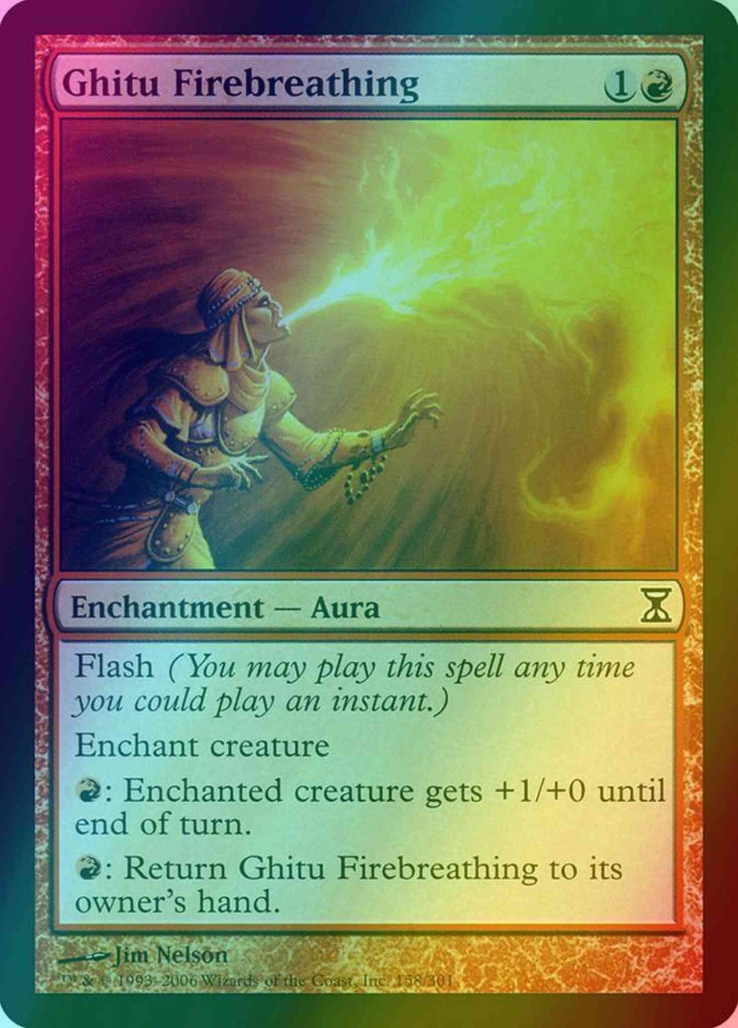 Ghitu Firebreathing [158] [Time Spiral] [Foil]