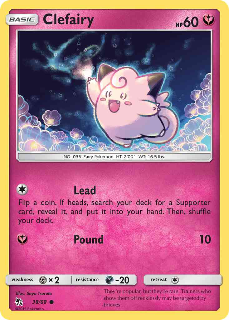 Clefairy - 38/68 - Common [sm115-38] [Reverse Holo]