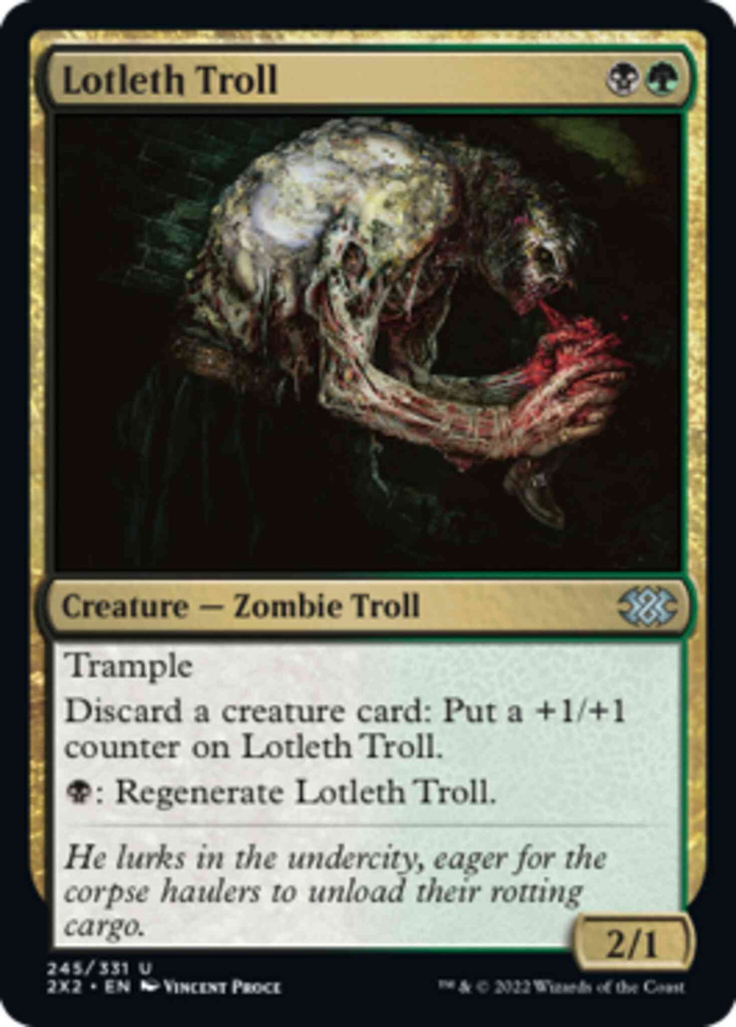 Lotleth Troll [245] [Double Masters 2022] [Non-Foil]