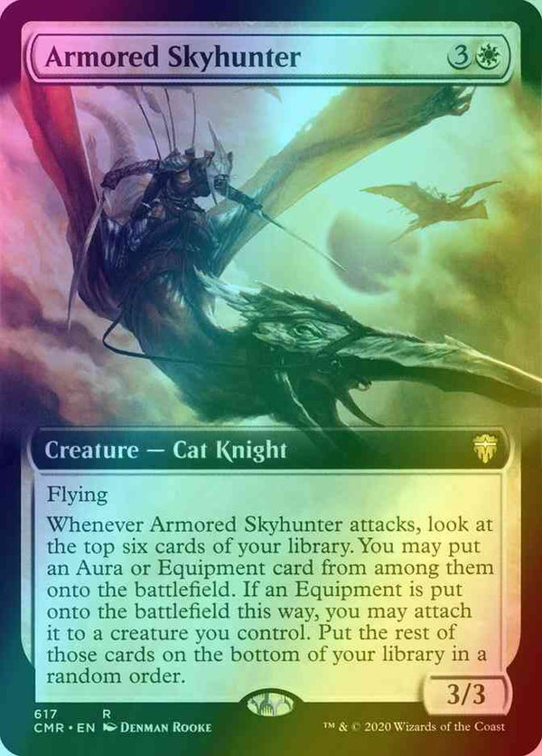 Armored Skyhunter [617] [Extended Art] [Commander Legends] [Foil]