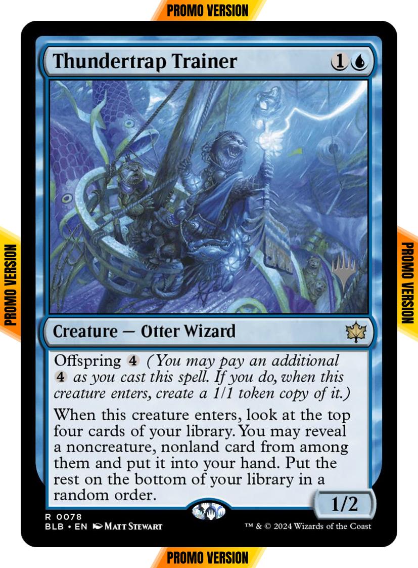 Thundertrap Trainer [78p] [Promo Pack] [Bloomburrow: Promos] [Non-Foil]