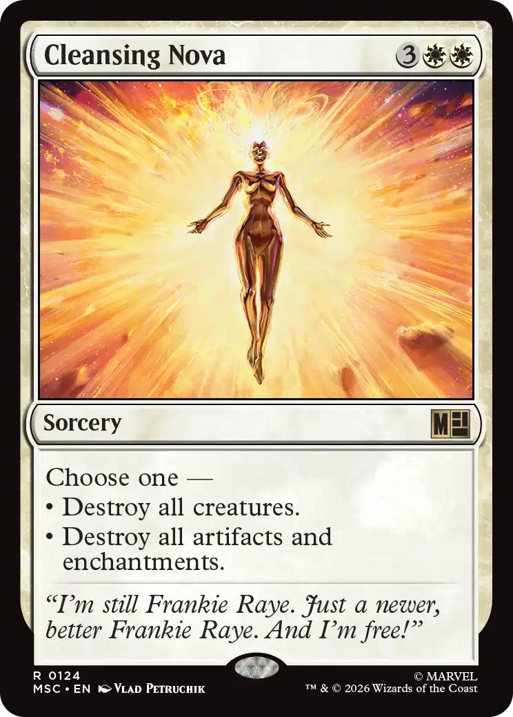 Cleansing Nova [124] [Marvel Super Heroes: Commander] [Non-Foil]