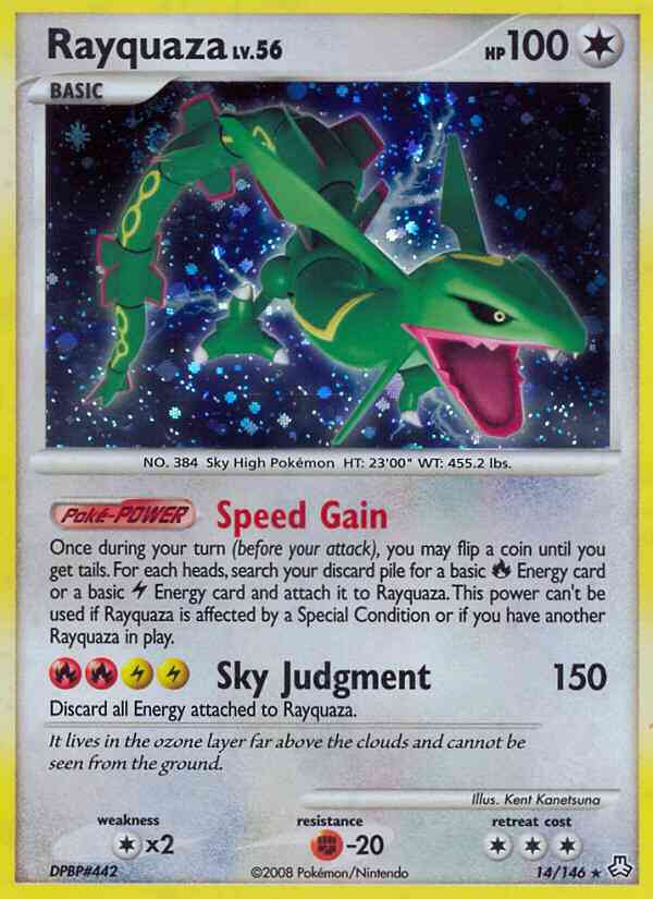 Rayquaza - 14/146 - Rare Holo [dp6-14] [Holo]