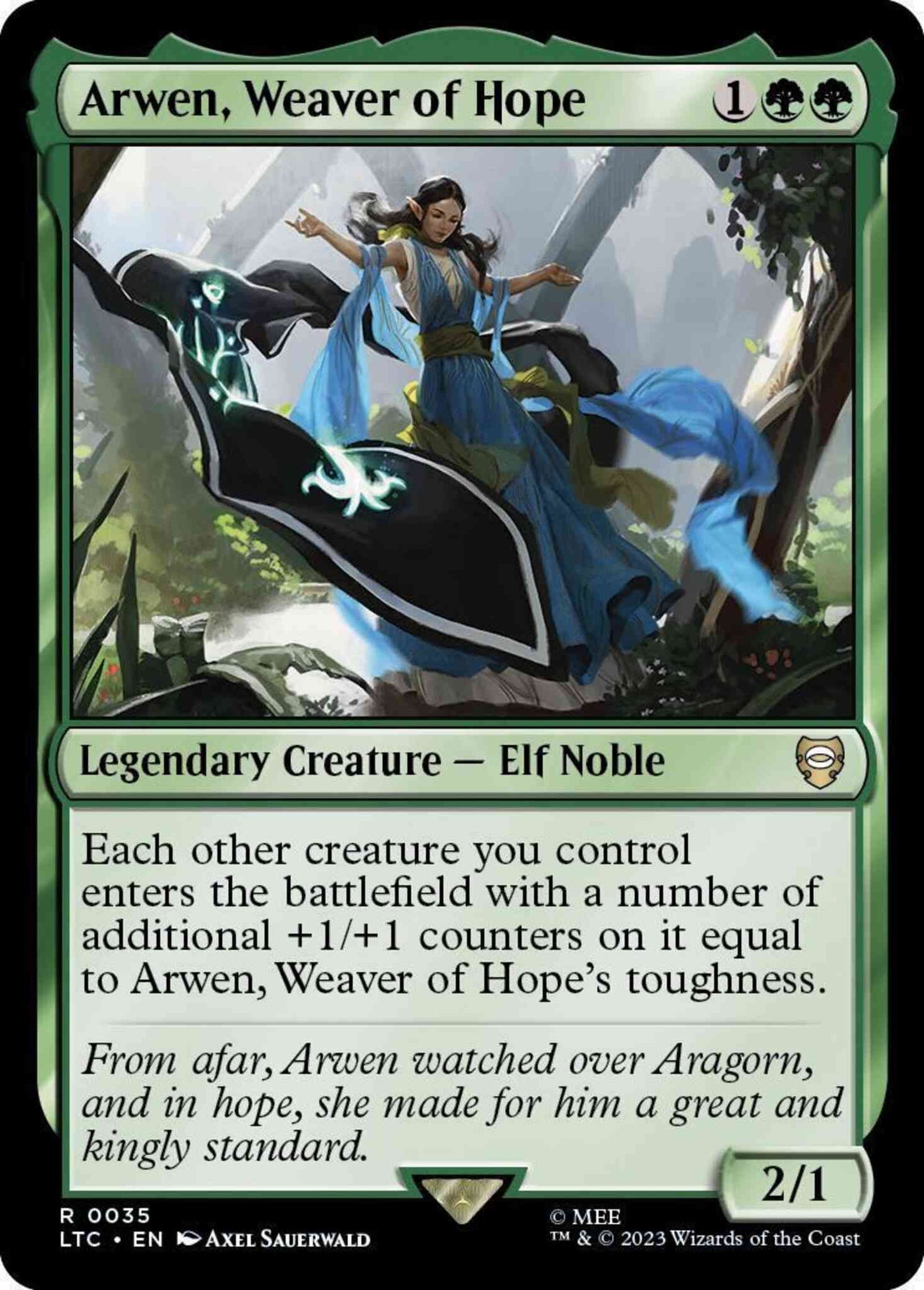 Arwen, Weaver of Hope [35] [The Lord of the Rings: Tales of Middle-earth: Commander] [Non-Foil]