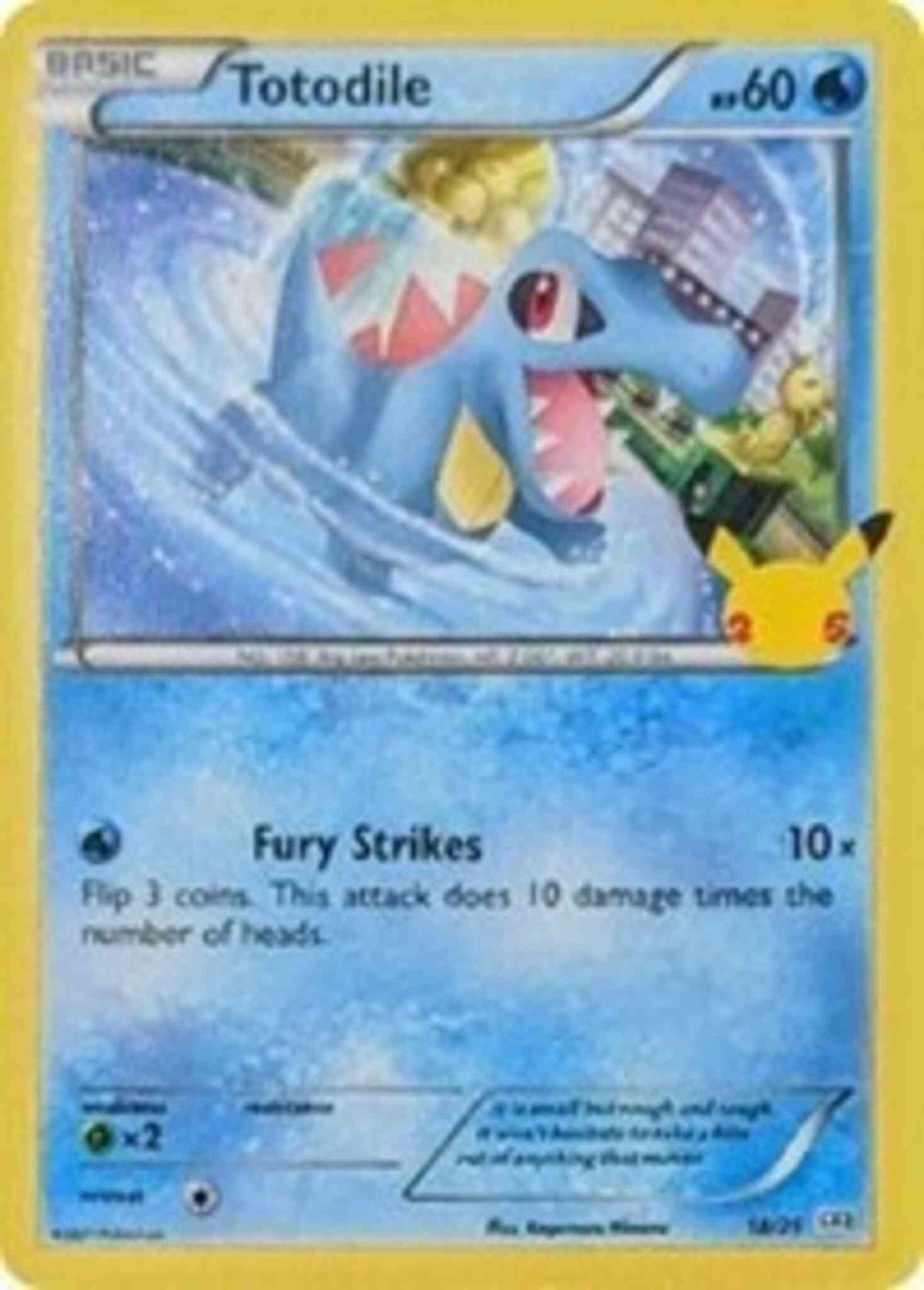 Totodile - McDonald's 25th Anniversary - 18/25 - Promo [mcd21-18] [Non-Holo]