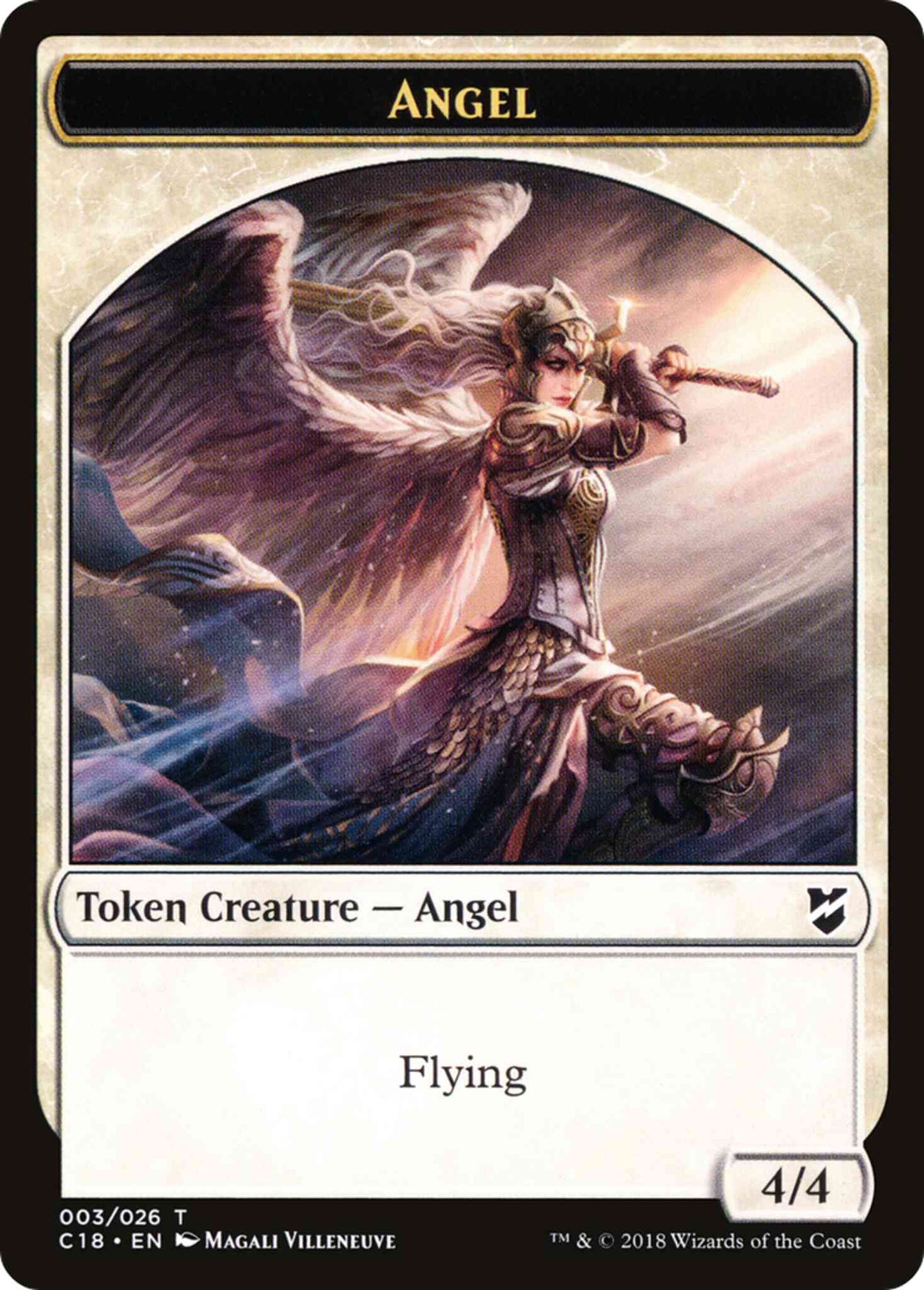 Angel Token (03) // Zombie Token (09) [Commander 2018 Tokens] [Non-Foil]