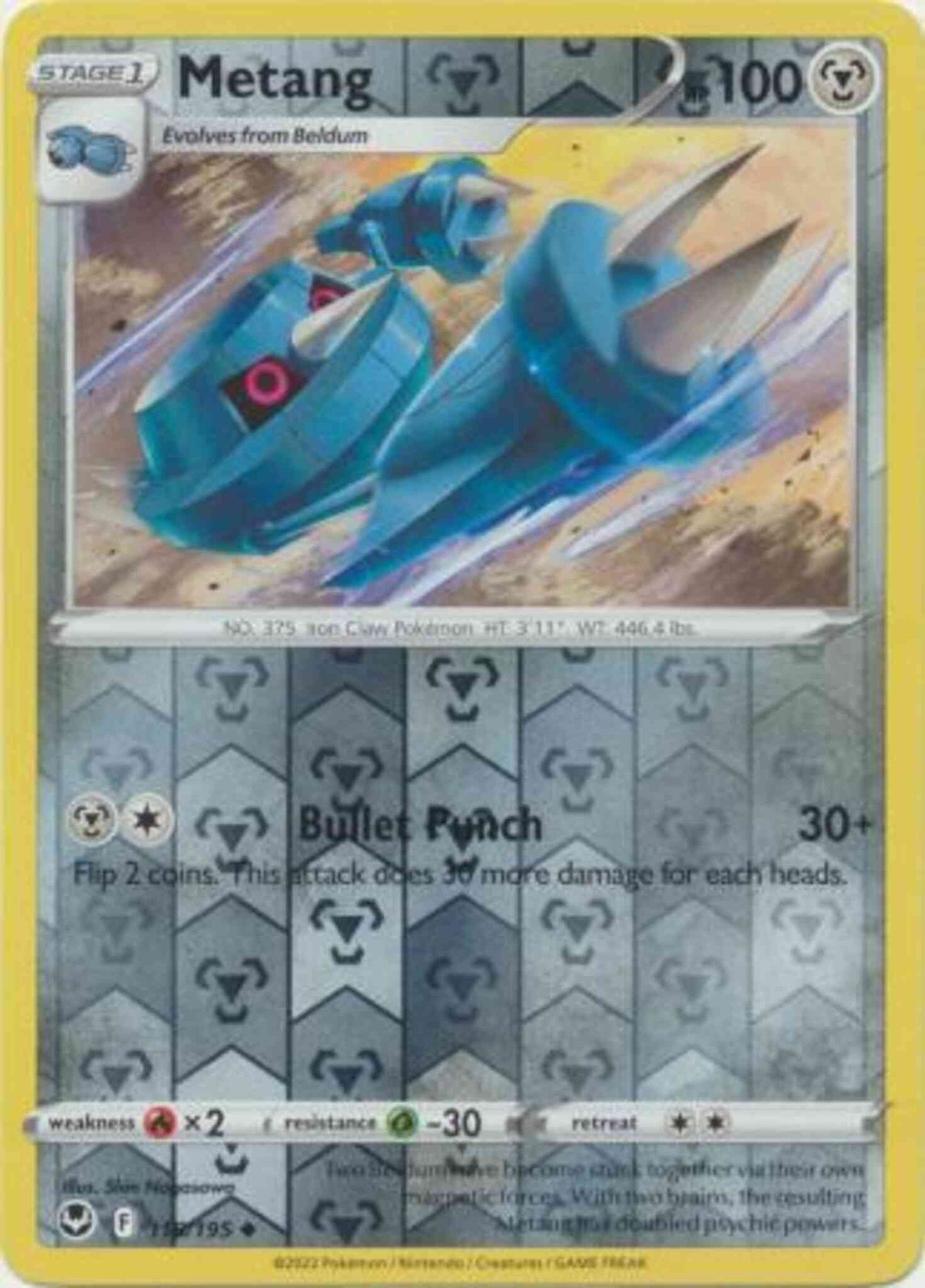 Metang - 118/195 - Uncommon [swsh12-118] [Reverse Holo]