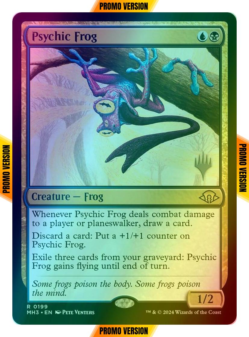 Psychic Frog [199p] [Promo Pack] [Modern Horizons 3: Promos] [Foil]
