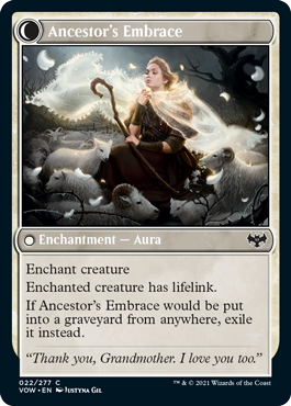 Kindly Ancestor // Ancestor's Embrace [22] [Innistrad: Crimson Vow] [Non-Foil]