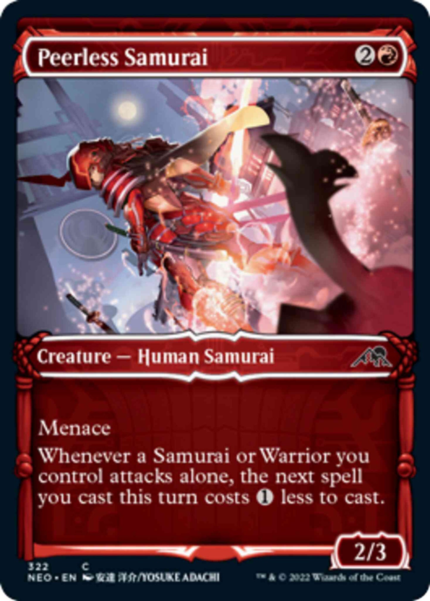 Peerless Samurai [322] [Samurai Showcase] [Kamigawa: Neon Dynasty] [Non-Foil]