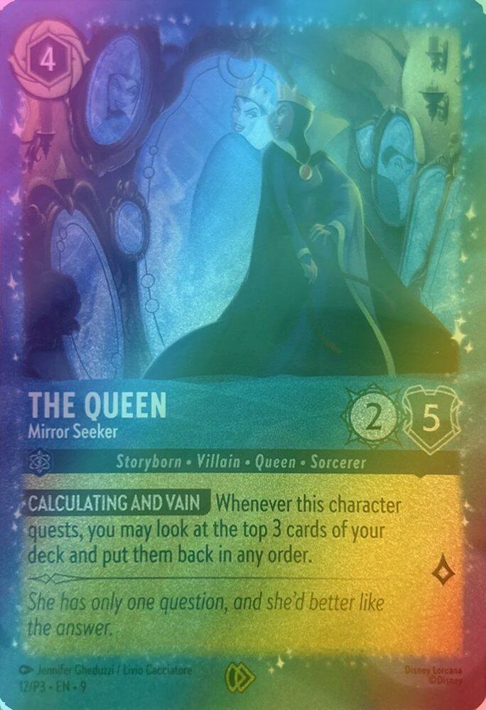 The Queen - Mirror Seeker - 12/P3 [Disney Lorcana Promo Cards] [Holofoil]