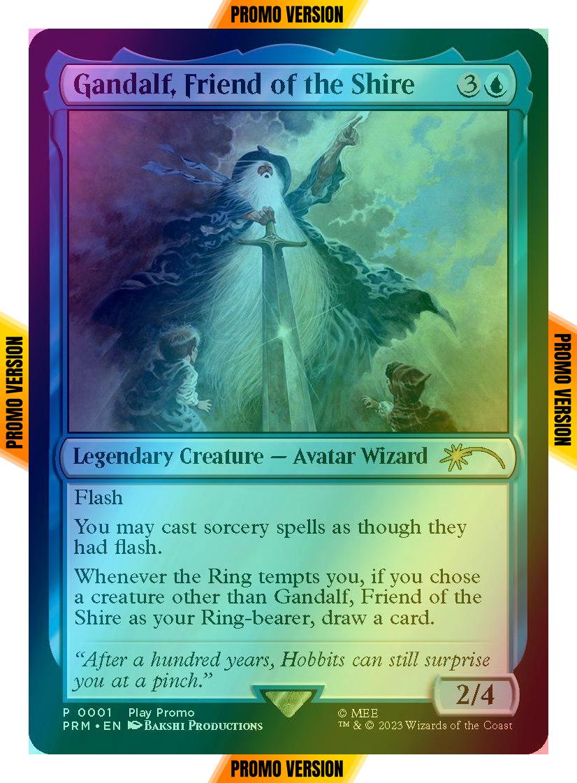Gandalf, Friend of the Shire [1] [Play Promo] [MagicFest 2023] [Foil]