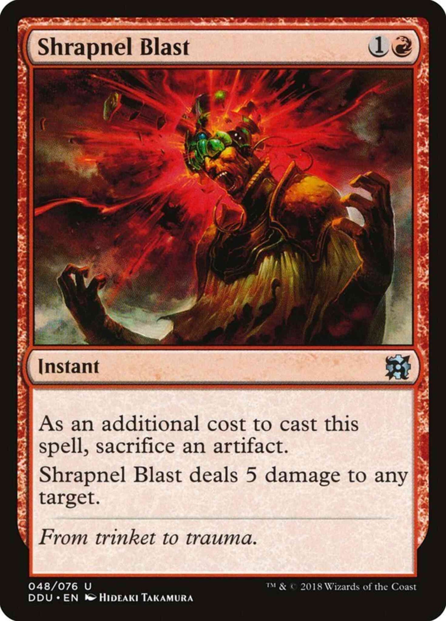Shrapnel Blast [48] [Duel Decks Elves vs Inventors] [Non-Foil]