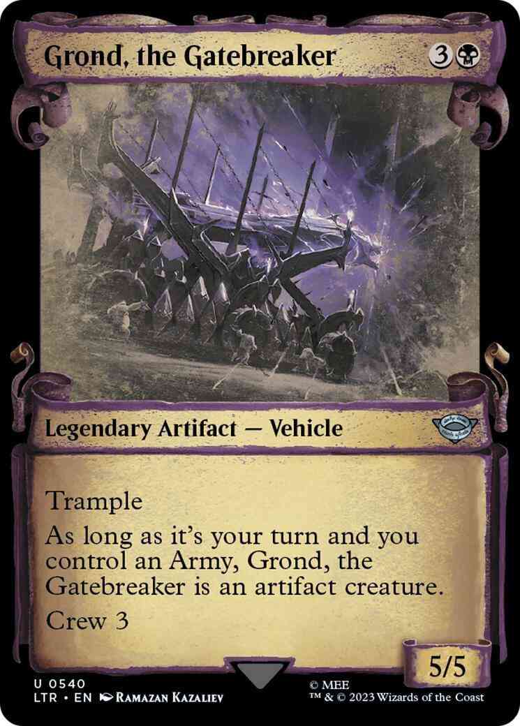 Grond, the Gatebreaker [540] [Scrolls Showcase] [The Lord of the Rings: Tales of Middle-earth] [Non-Foil]