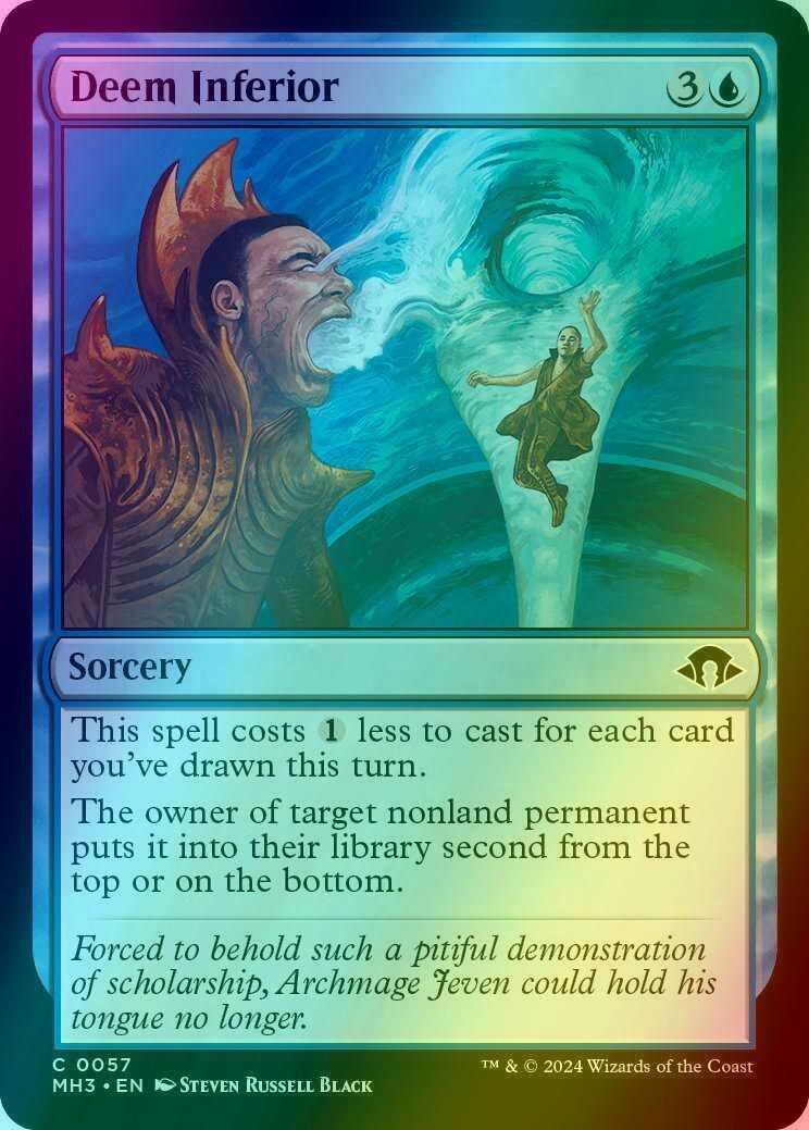 Deem Inferior [57] [Modern Horizons 3] [Foil]