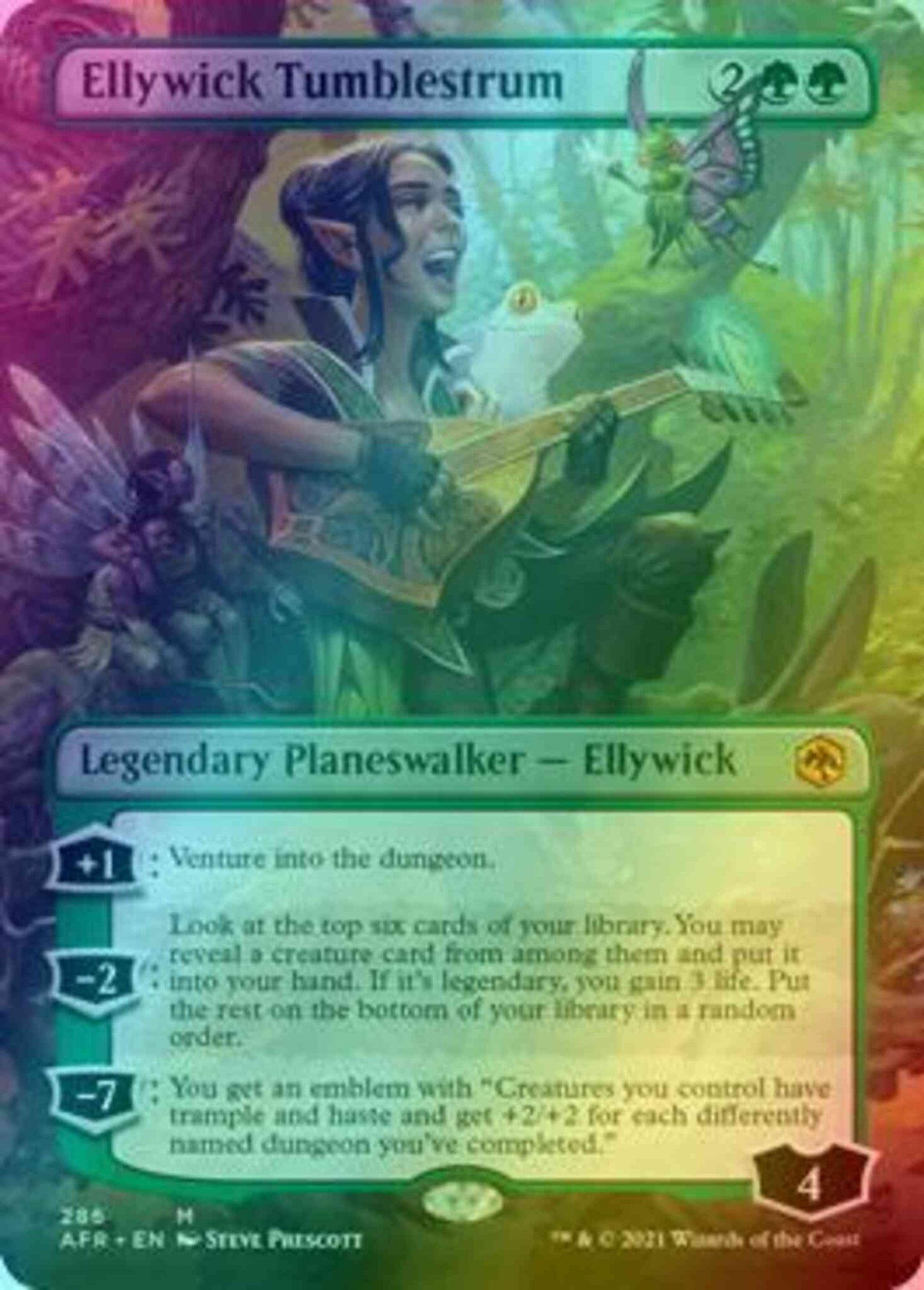 Ellywick Tumblestrum [286] [Borderless] [Adventures in the Forgotten Realms] [Foil]