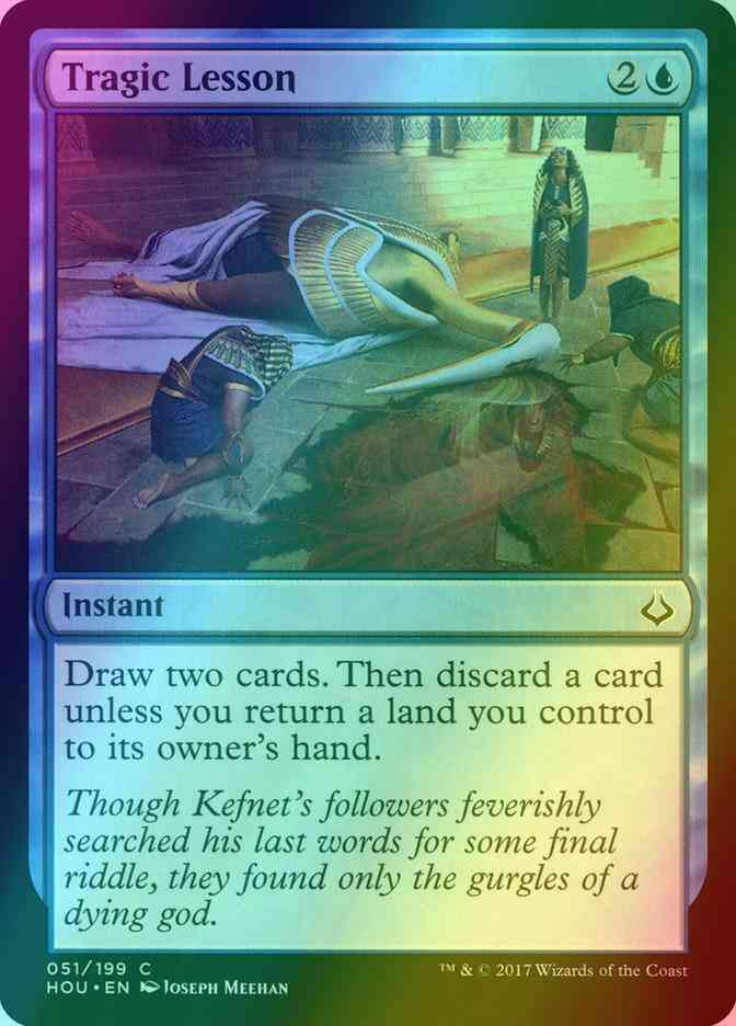 Tragic Lesson [51] [Hour of Devastation] [Foil]