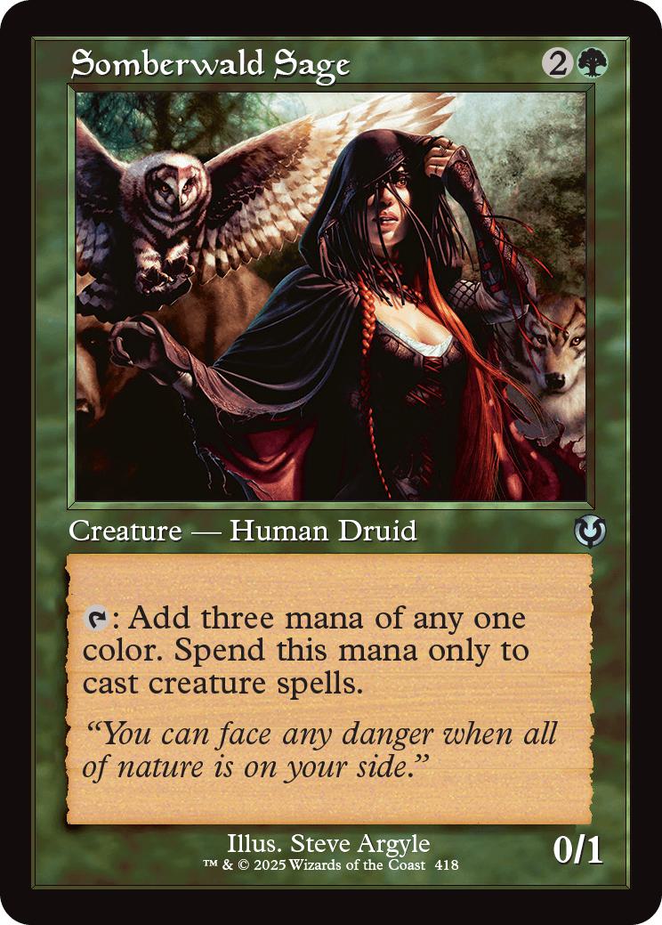Somberwald Sage [418] [Retro Frame] [Innistrad Remastered] [Non-Foil]