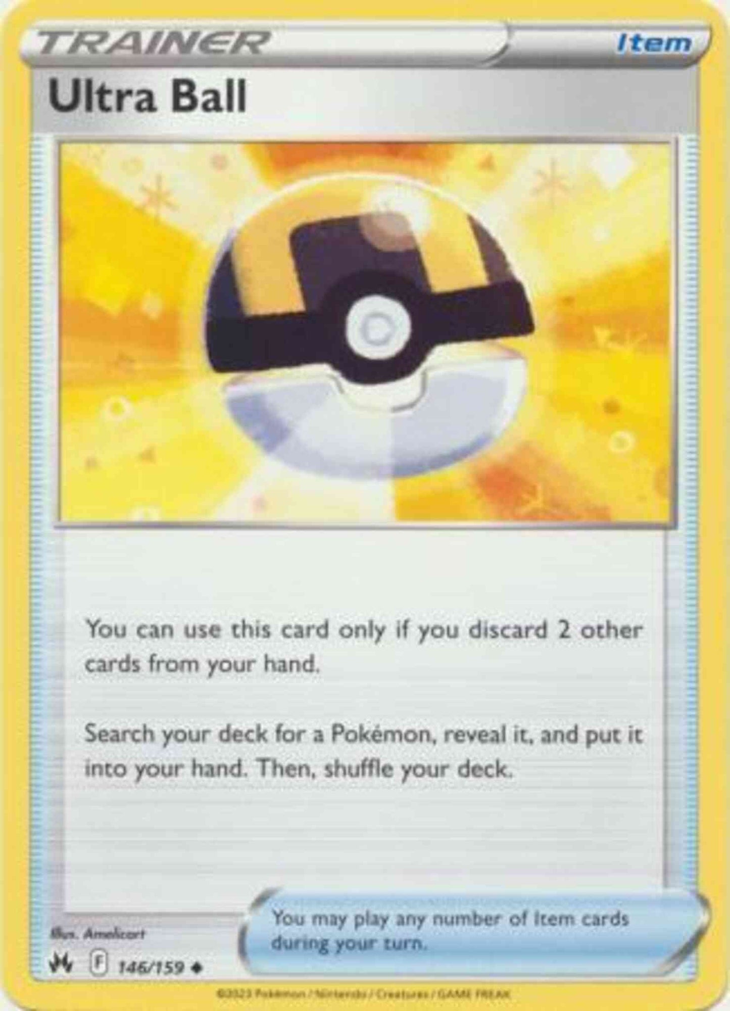 Ultra Ball - 146/159 - Uncommon [swsh125-146] [Non-Holo]