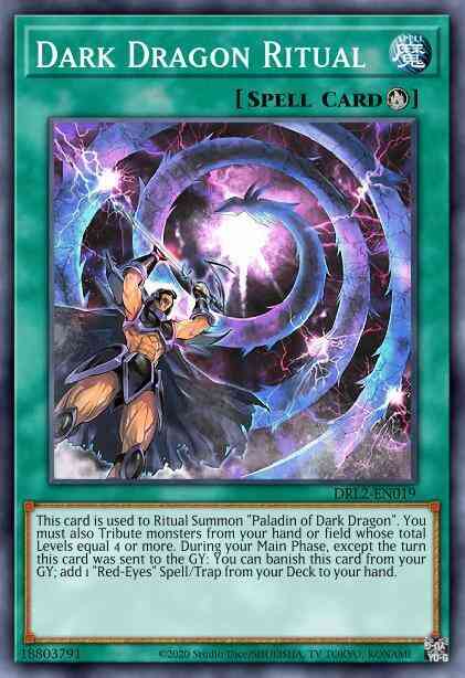 Dark Dragon Ritual - DRL2-EN019 - Super Rare - 1st Edition