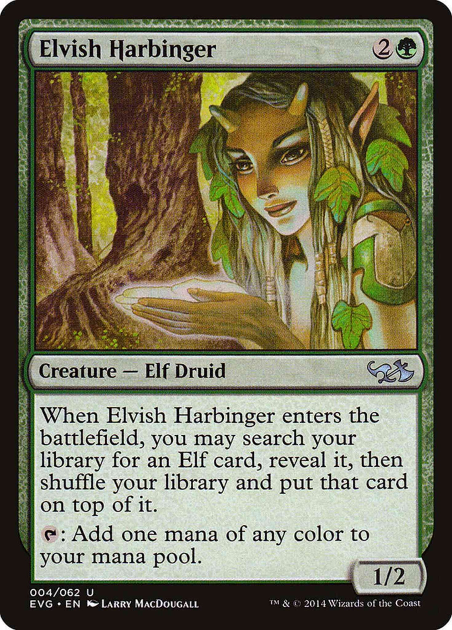 Elvish Harbinger [4] [Duel Decks Anthology: Elves vs. Goblins] [Non-Foil]