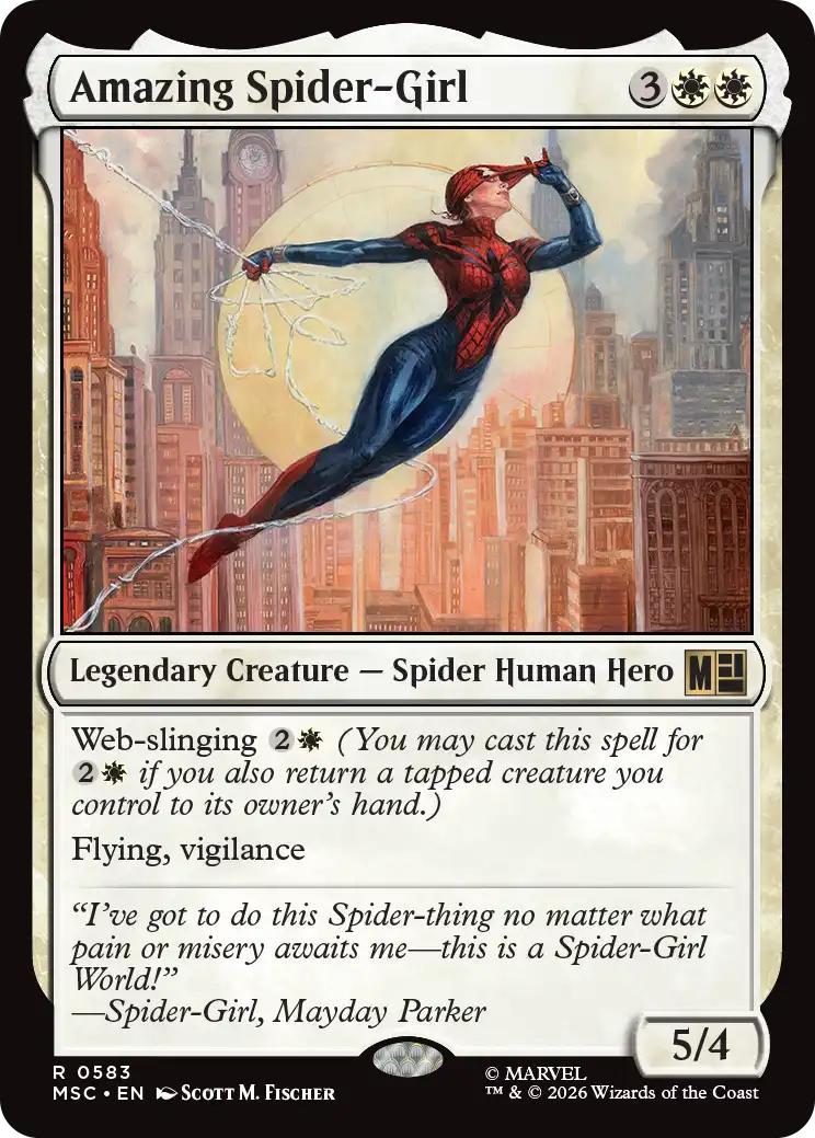 Amazing Spider-Girl [583] [Jumpstart] [Marvel Super Heroes: Commander] [Non-Foil]